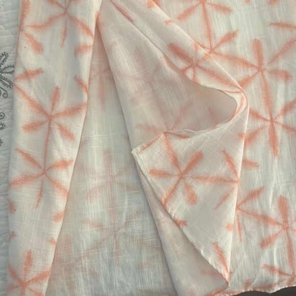 NWT LOFT Coral/White Patterned Women's Skirt Size Medium - Picture 13 of 13